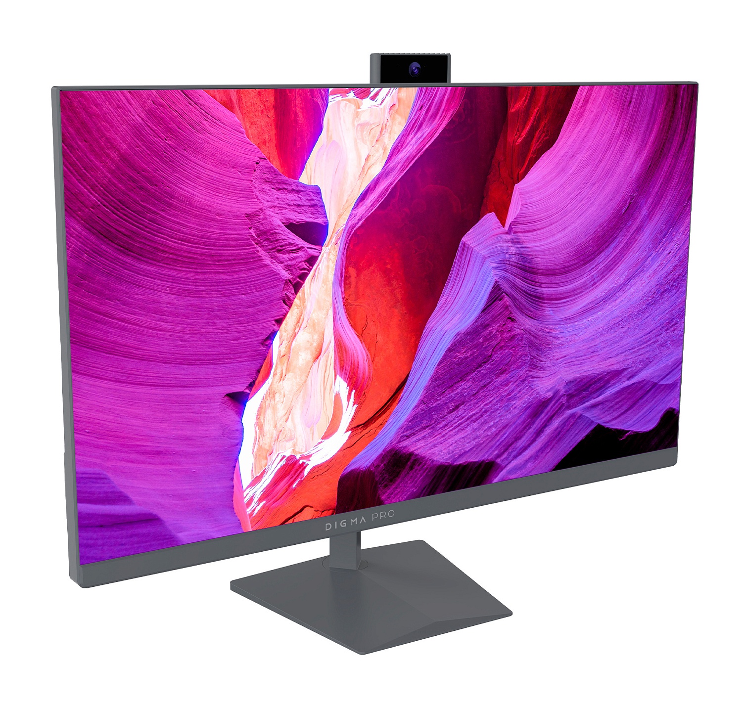 Моноблок Digma PRO AiO 27i 27" 2K i7 1165G7 (2.8) 16Gb SSD512Gb Iris Xe Windows 11 Professional GbitEth WiFi BT 90W клавиатура мышь Cam серый 2560x1440