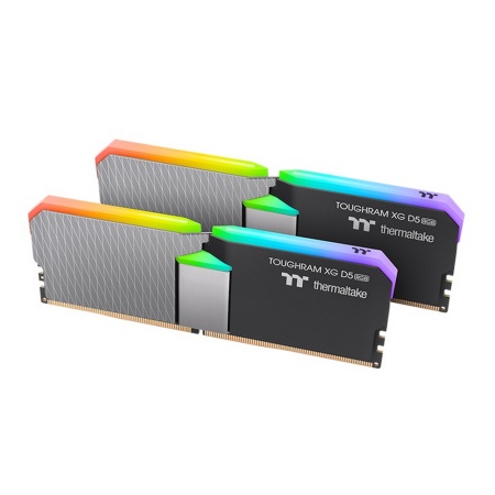 32GB Thermaltake DDR5 5600 DIMM TOUGHRAM XG RGB D5 Black Gaming Memory
 RG33D516GX2-5600C36B Non-ECC, CL36, 1.25V, Heat Shield, XMP 3.0 , EXPO, RGB, Kit (2x16GB), RTL