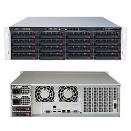 SSG-6039P-E1CR16L 3U, 2x LGA3647, 16x DIMM DDR4 2933MHz, 16x 3.5" SAS3/SATA3 (expander based "backplane), 2x 2.5" SAS3/SATA3 rear, SAS AOC-S3008L-L8E, 2x 1200W (287116)"