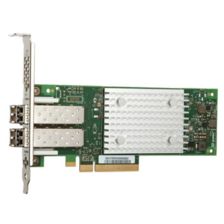 Сетевой адаптер Qlogic QLE2742-SR-CK (BK3210407-01 L) SGL 32Gb/s FC HBA, 2-port, PCIe v3.0 x8, LC SR MMF, В комплекте две планки (LP + FH)