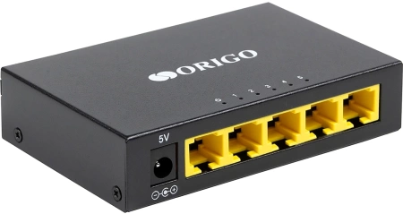 Коммутатор ORIGO Unmanaged Switch 5x100Base-TX, metal case