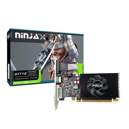 Видеокарта Ninja (Sinotex) GT710 4G DDR3 64BIT DVI HDMI VGA 1FAN RTL