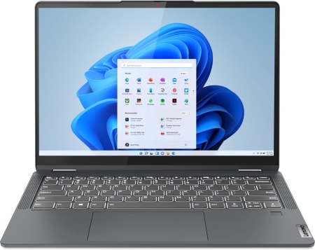 Ноутбук Lenovo IdeaPad Flex 5 14ALC7 Ryzen 5 5500U 16Gb SSD512Gb AMD Radeon 14" IPS Touch 2.2K (2240x1400) Windows 11 Home grey WiFi BT Cam (82R9006ARU)