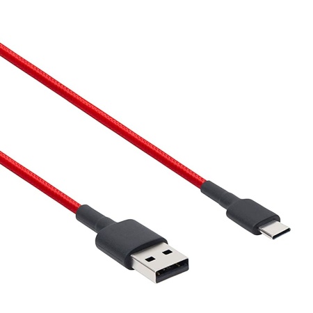 Кабель Xiaomi Mi Braided USB Type-C Cable 100см Red SJX10ZM (SJV4110GL) (703805)