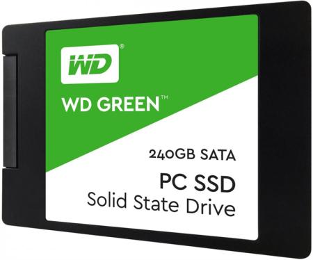 Твердотельный накопитель Western Digital SSD GREEN 240Gb SATA-III 2,5”/7мм WDS240G2G0A (аналог WDS240G1G0A), 1 year