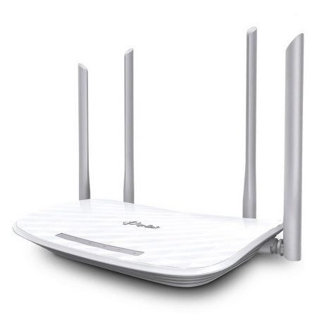 Сетевое оборудование TP-Link Archer A5, AC1200 Двухдиапазонный Wi Fi роутер, до 300 Мбит/с на 2,4 ГГц + до 867 Мбит/с на 5 ГГц, 4 антенны, 1 порт WAN 10/100 Мбит/с + 4 порта LAN 10/100 Мбит/с