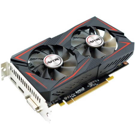 Видеокарта Afox RX550 4GB GDDR5 128bit DVI DP HDMI 2FAN RTL