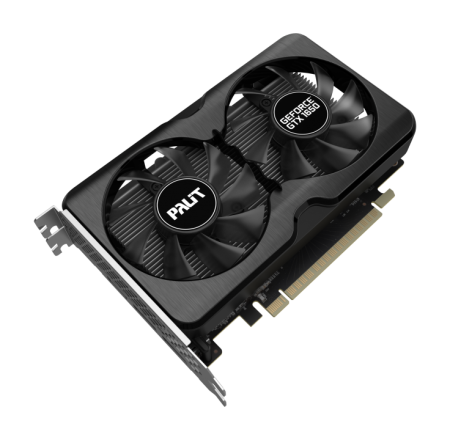 Видеокарта PALIT NE61650S1BG1-1175A GTX 1650 GP OC PA-GTX1650 GP OC 4Gb DDR6 1410/12000 HDMIx1 DPx2 HDCP