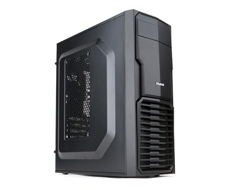 ZALMAN ZM-T4, MATX, BLACK, 1x5.25", 2x3.5", 3x2.5", 1xUSB2.0, 1xUSB3.0, REAR 1x92(80)mm (незначительное повреждение коробки)