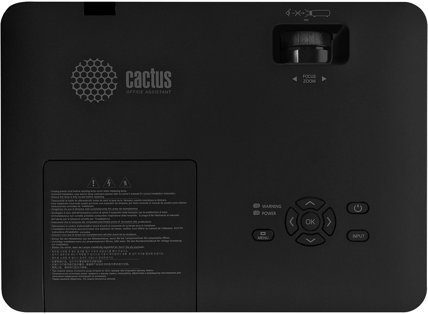 Проектор Cactus CS-S1.B 3LCD 34000Lm LS 3400Lm ANSI (1024x768) 15000:1 ресурс лампы:10000часов 1xHDMI 4.5кг