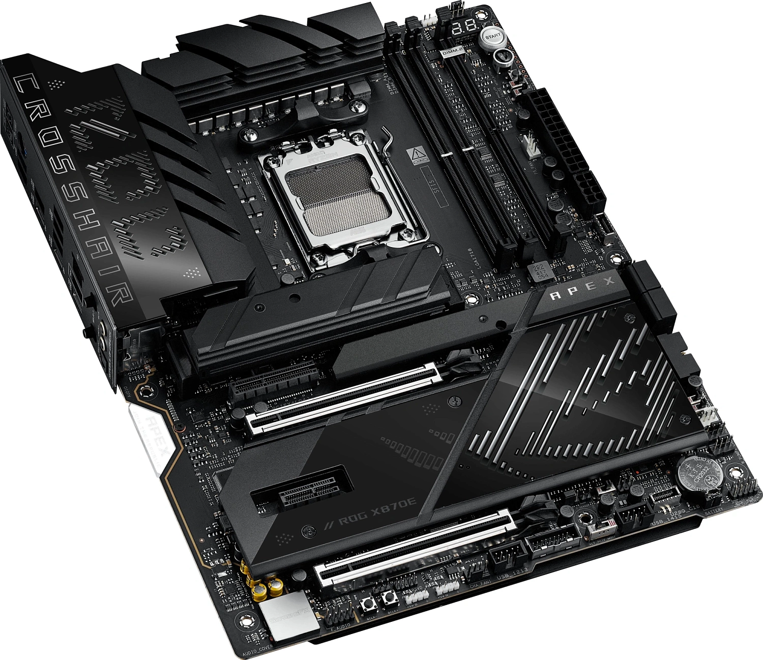 Материнская плата ASUS ROG CROSSHAIR X870E APEX, AM5, X870E, 4*DDR5, 4*SATA, 5*M.2,  8*USB 3.2, 2*Type-C, 2*USB4, 6*PCIx16, 1xPCIe 4, 1xPCIe, ATX; 90MB1KR0-M0EAY0