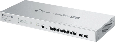 Коммутатор TP-Link Omada Pro S5500-8MHP2XF (L2+) 8x1Гбит/с 2xКомбо(10GBase-T/SFP+) 2SFP+ 8PoE+ 240W управляемый