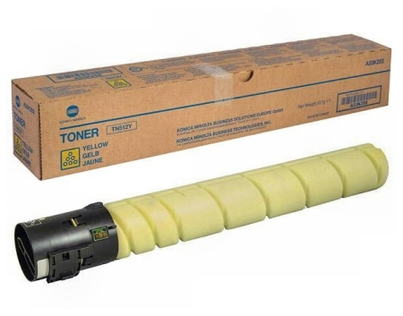 Konica minolta тонер-картридж tn-512y жёлтый для bizhub c454/554 26 000 стр. Konica Minolta toner cartridge TN-512Y yellow for bizhub C454/554 26 000 pages