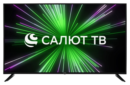 Телевизор LED Digma 50" DM-LED50UBB35 Салют ТВ черный 4K Ultra HD 60Hz DVB-T DVB-T2 DVB-C DVB-S DVB-S2 USB WiFi Smart TV (RUS)