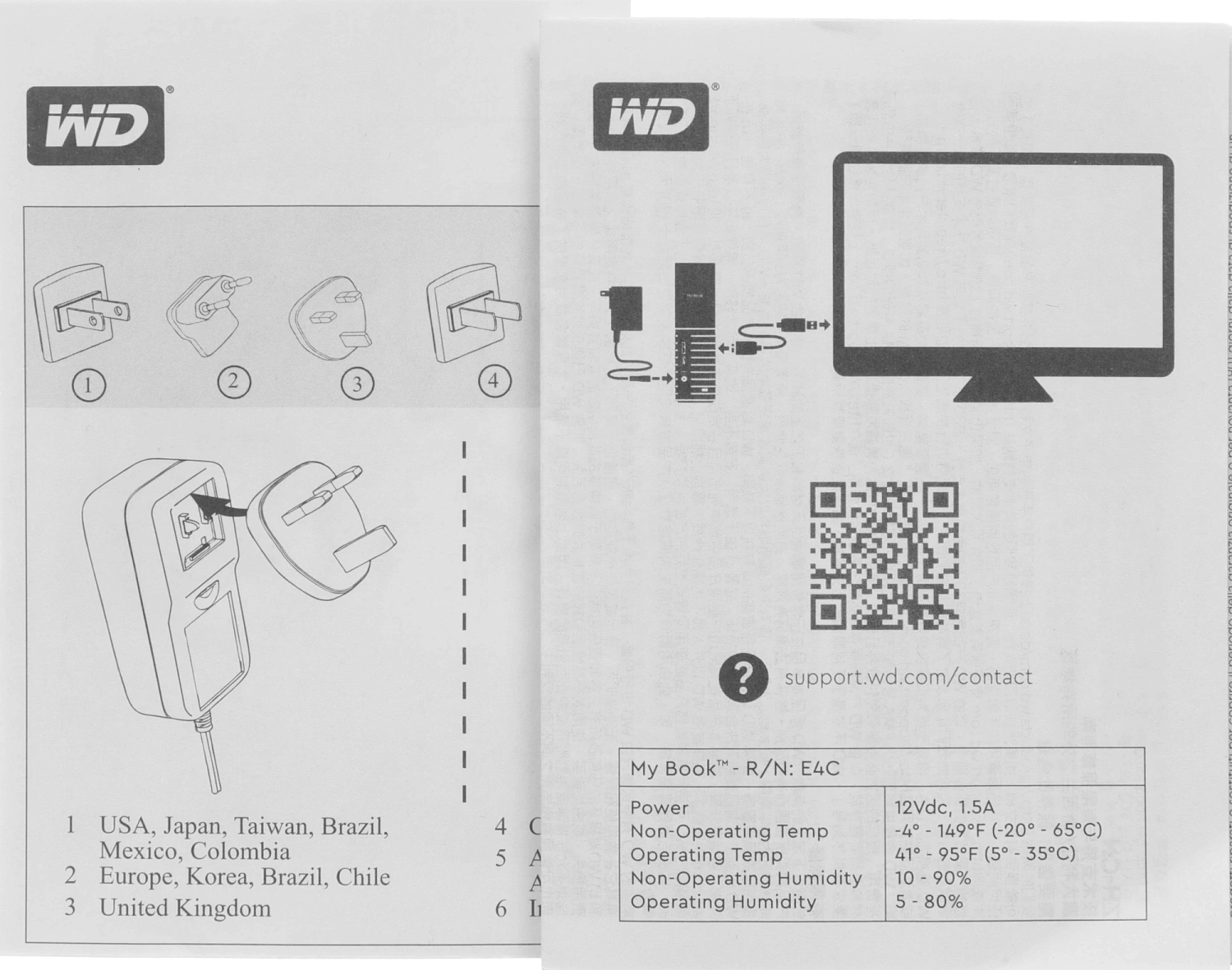 Внешний жёсткий диск WD My Book (New) 22TB WDBBGB0220HBK-EESN