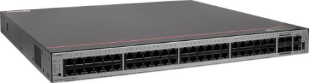 Коммутатор Huawei S5735-L48P4X-A1 (48*10/100/1000BASE-T ports, 4*10GE SFP+ ports, PoE+, AC power) + Basic Software