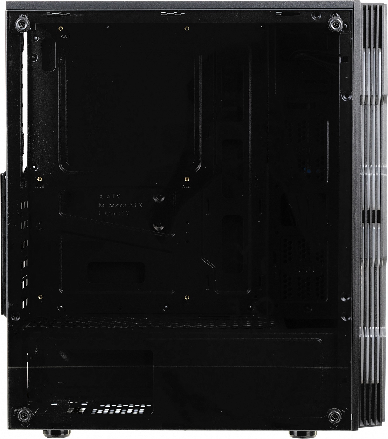 Корпус Accord K-18 черный без БП ATX 6x120mm 2xUSB2.0 1xUSB3.0 audio bott PSU