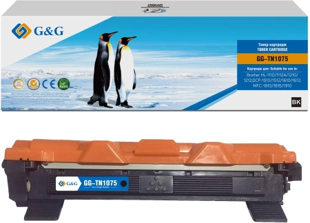 Тонер-картридж G&G toner-cartridge for Brother HL-1110/1112A/1210/1212;DCP-1510/1512/1610/1612;MFC-1810/1815/1910 without chip 1000 pages гарантия 36 мес.