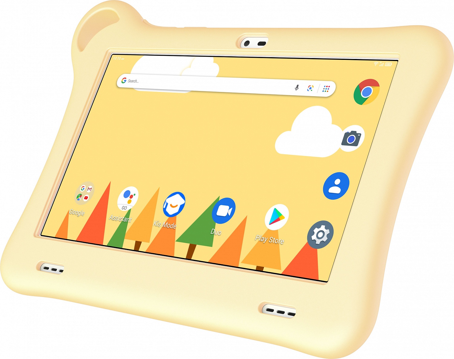 Планшет Alcatel Tkee Mini 2 9317G MT MT8167D (1.3) 4C RAM1Gb ROM32Gb 7" TN 1024x600 Android 10.0 Go мятный/светло-желтый 2Mpix 2Mpix BT WiFi Touch microSD 128Gb minUSB 2580mAh до 400hrs