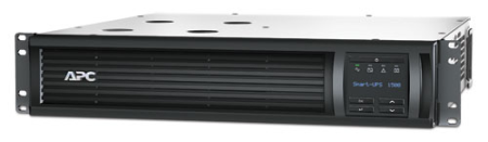 Источник бесперебойного питания APC Smart-UPS 1500VA/1000W, RM 2U, Line-Interactive, LCD, Out: 220-240V 4xC13 (2-Switched), SmartSlot, USB, Pre-Inst. Network Card, 1 year warranty