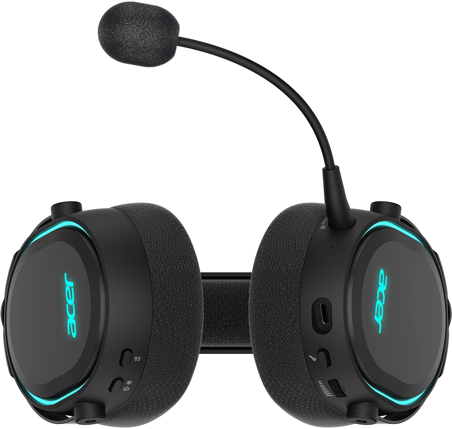 Наушники с микрофоном Acer OHR303 черный мониторные BT/Radio оголовье (ZL.HDSEE.009)