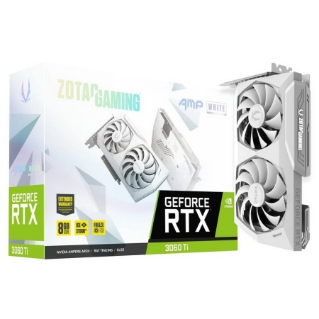 RTX3060Ti AMP White Edition LHR 8GB GDDR6 256bit HDMI 3xDP LHR RTL {5} (624216)