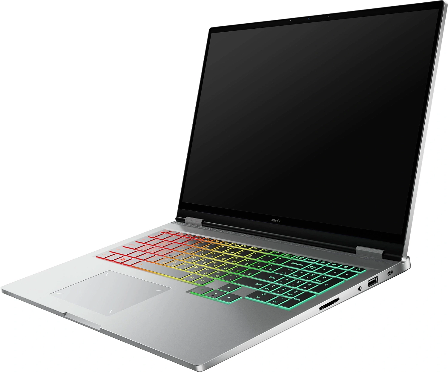 Ноутбук Infinix GTBook GL614 Intel Core i5-13420H/16Gb/SSD512Gb/RTX5060 8Gb (90W)/16"/IPS/WQXGA/2560x1600/120Hz/NoOS/Silver/1.99kg (71005000135)