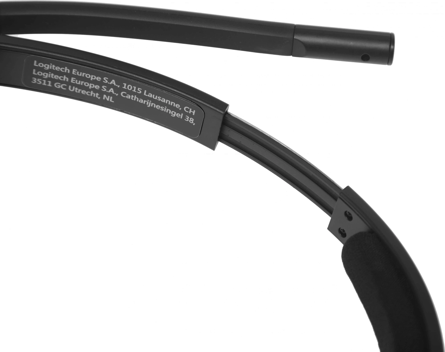 Наушники с микрофоном Logitech H570e черный 1.9м накладные USB оголовье (981-000575)