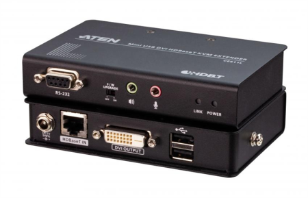 РЈРґР»РёРЅРёРµС‚Р»СЊ ATEN Mini USB DVI HDBaseTв„ў KVM Extender (1920 x 1200@100m)