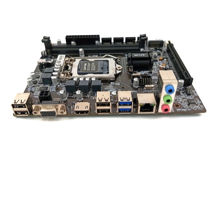 AFOX motherboard intel H110, INTEL Socket 1151, 100Mbps, Micro-ATX (17*19cm) IH110D4-MA2 уц-3-1