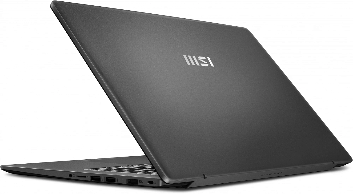 Ноутбук MSI Modern F13MG-071XRU Core i3 1315U 8Gb SSD512Gb Intel Iris Xe graphics 14" IPS FHD (1920x1080) FreeDOS grey WiFi BT Cam (9S7-14S121-071)