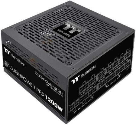 Блок питания Thermaltake ATX 1200W Toughpower PF3 Gen.5 80+ platinum 24pin APFC 120mm fan color LED 12xSATA Cab Manag RTL