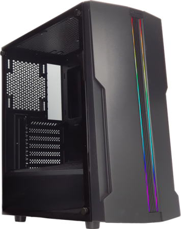 Корпус XILENCE XILENT BLADE Performance C X512.RGB, ATX, BLACK, WINDOW, 2 x 3,5 / 2,5 + 4 x 2,5, 1xUSB2.0, 2xUSB3.0