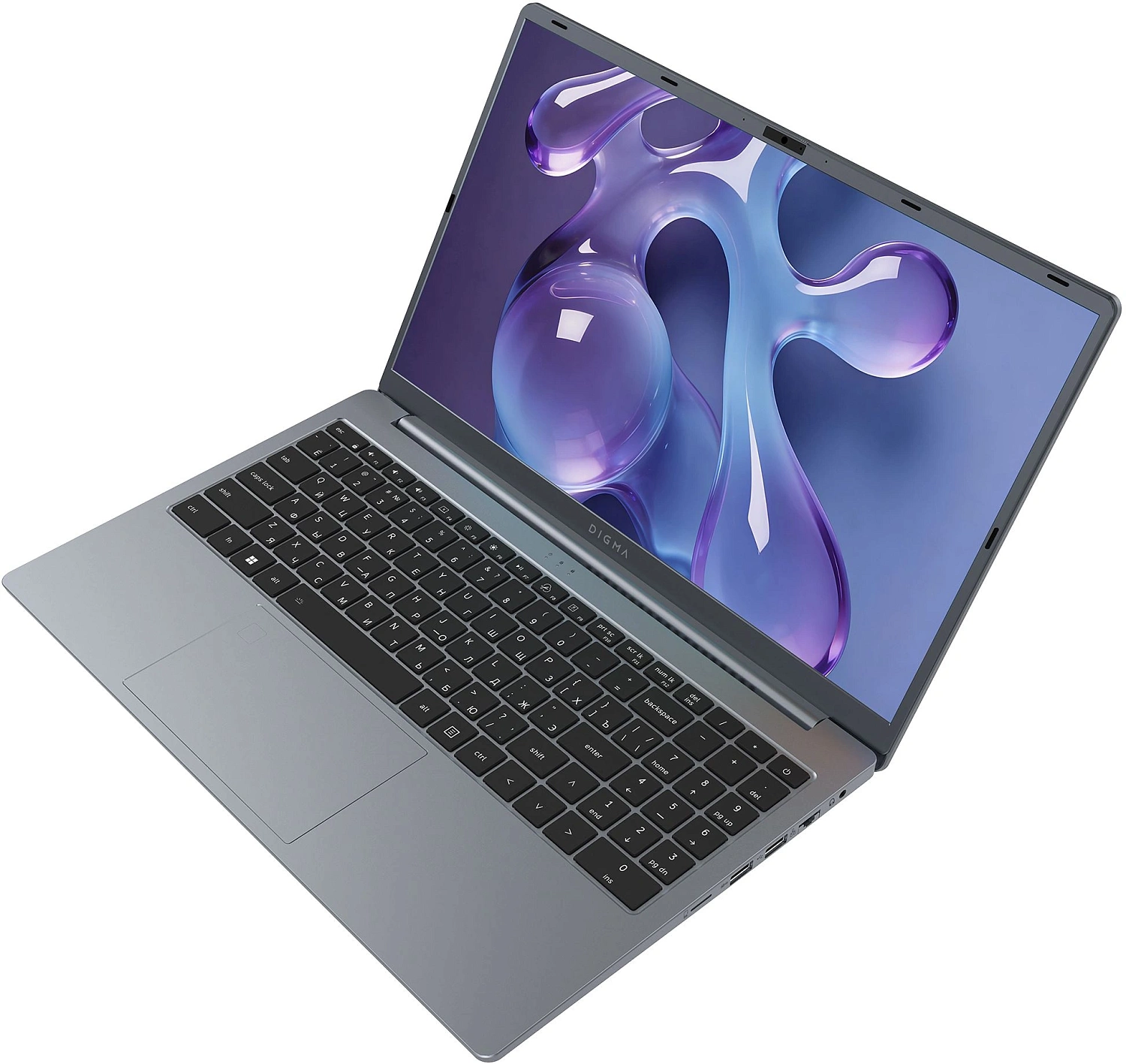 Ноутбук Digma Nova Ryzen 5 3500U 16Gb SSD512Gb AMD Radeon Vega 8 15.6" IPS FHD (1920x1080) Windows 11 Pro grey WiFi BT Cam 6000mAh (DN15R5-ADXW13)