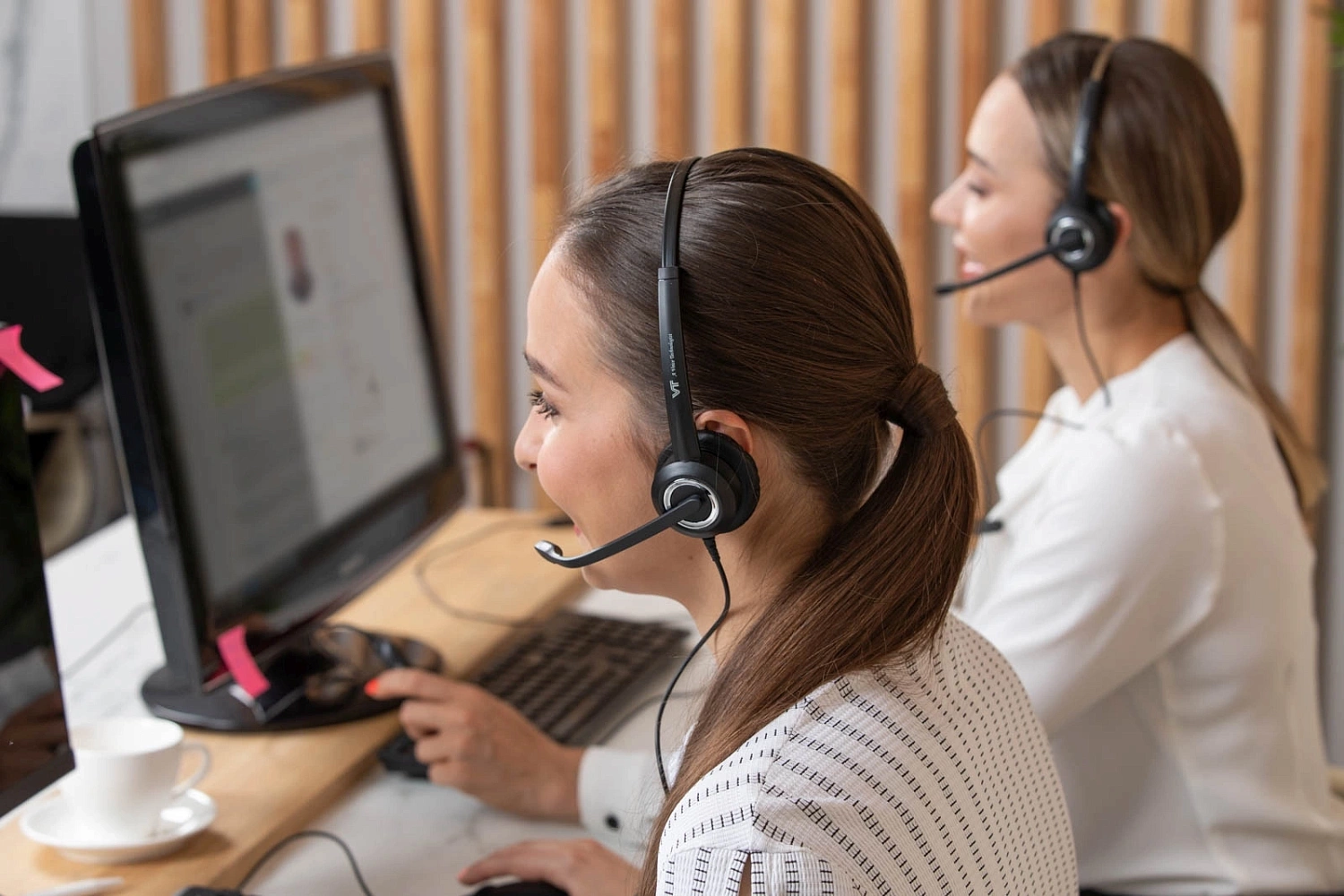 Наушники с микрофоном VT VT6200-D черный/серебристый 2.1м накладные USB оголовье (VT6200-D)