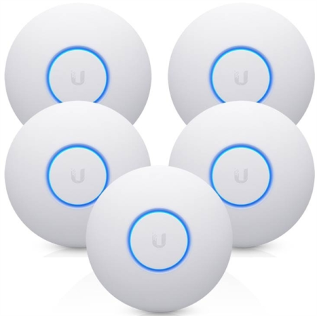 UniFi AP NanoHD (5-pack) [UAP-nanoHD-5] Ubiquiti точка доступа 2.4+5 ГГц, ac Wave2, 4х4 MU-MIMO, 802.3af, 1х 1G Ethernet (5-pack) (024211) {4}