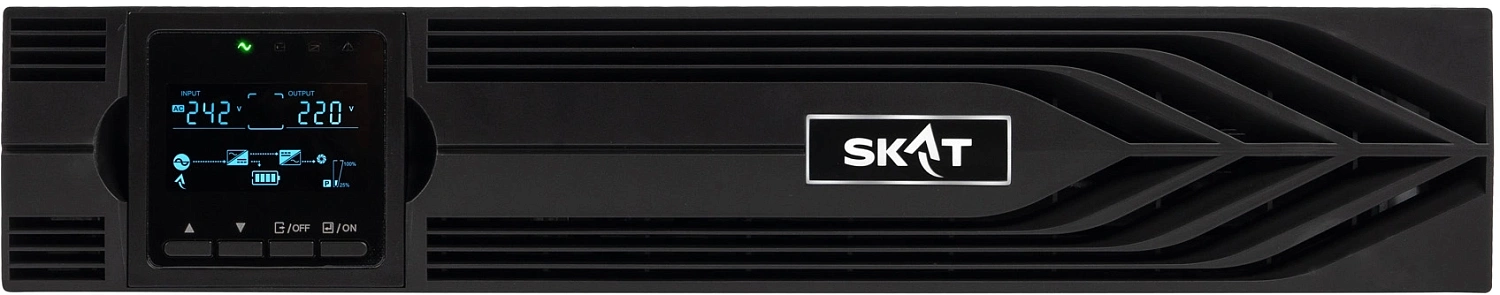 Источник бесперебойного питания Бастион 2000-Rack-ON-4X9-E P3 2000Вт 2000ВА черный