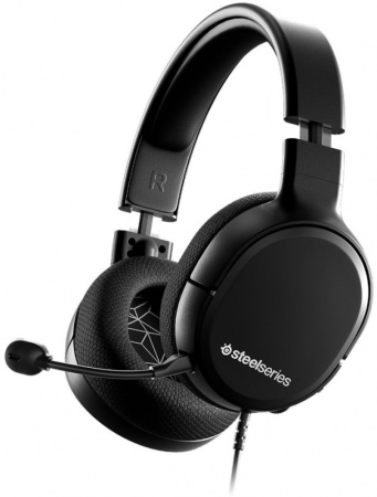 Наушники с микрофоном Steelseries Arctis 1 черный 3м мониторные оголовье (61427)