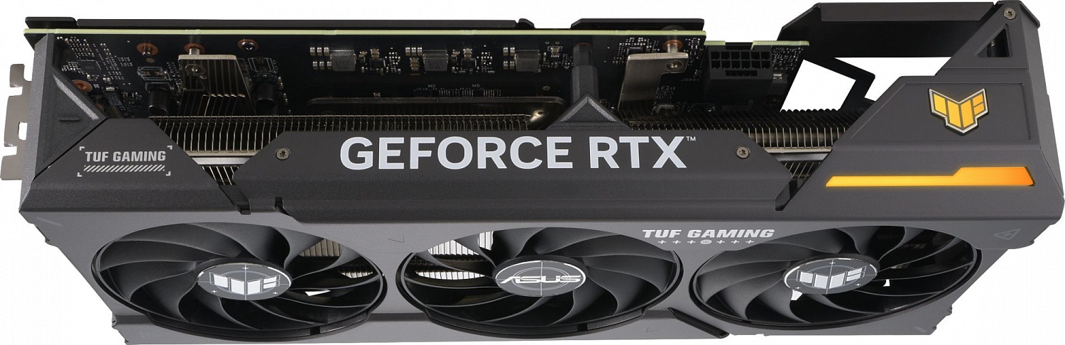 Видеокарта Asus PCI-E 4.0 TUF-RTX4070S-O12G-GAMING NVIDIA GeForce RTX 4070 Super 12Gb 192bit GDDR6X 2475/21000 HDMIx1 DPx3 HDCP Ret