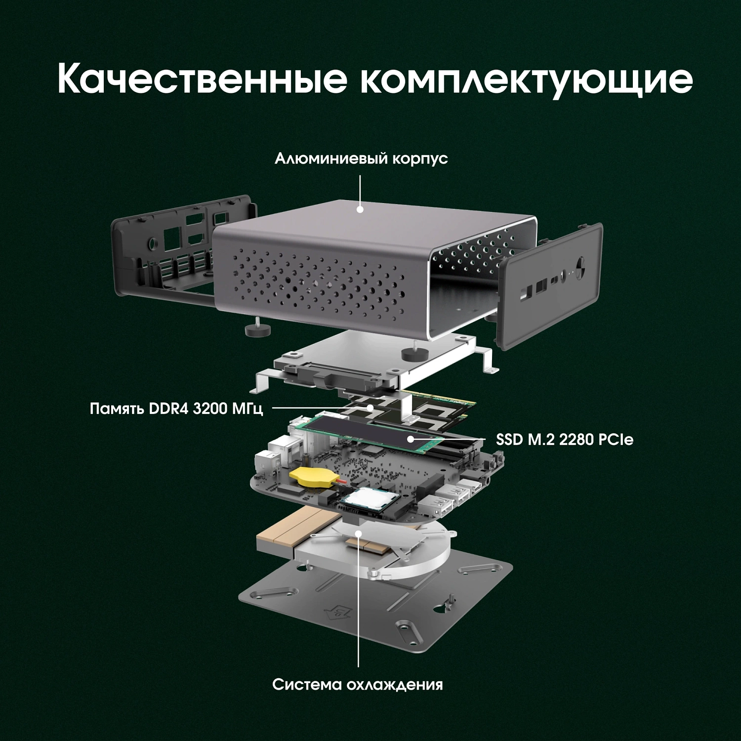 Неттоп Digma Pro Minimax U1 i3 1215U (1.2) 16Gb SSD512Gb UHDG Windows 11 Pro GbitEth WiFi BT 60W темно-серый/черный (DPP3-ADXW03)