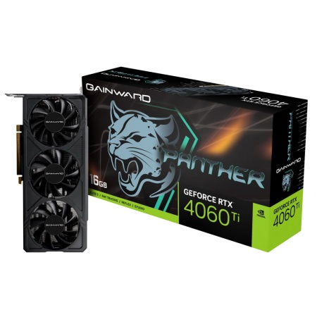 Видеокарта Gainward RTX4060Ti PANTHER 16GB GDDR6 128bit 3xDP HDMI 3FAN RTL