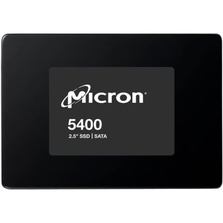 Твердотелльный накопитель Micron 5400PRO 3.84TB SATA 2.5" 3D TLC R540/W520MB/s MTTF 3М 95000/30000 IOP 8410TBW SSD Enterprise Solid State Drive, 1 year, OEM