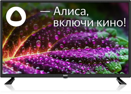 Телевизор LED BBK 31.5" 32LEX-7212/TS2C Яндекс.ТВ черный HD 60Hz DVB-T2 DVB-C DVB-S2 USB WiFi Smart TV