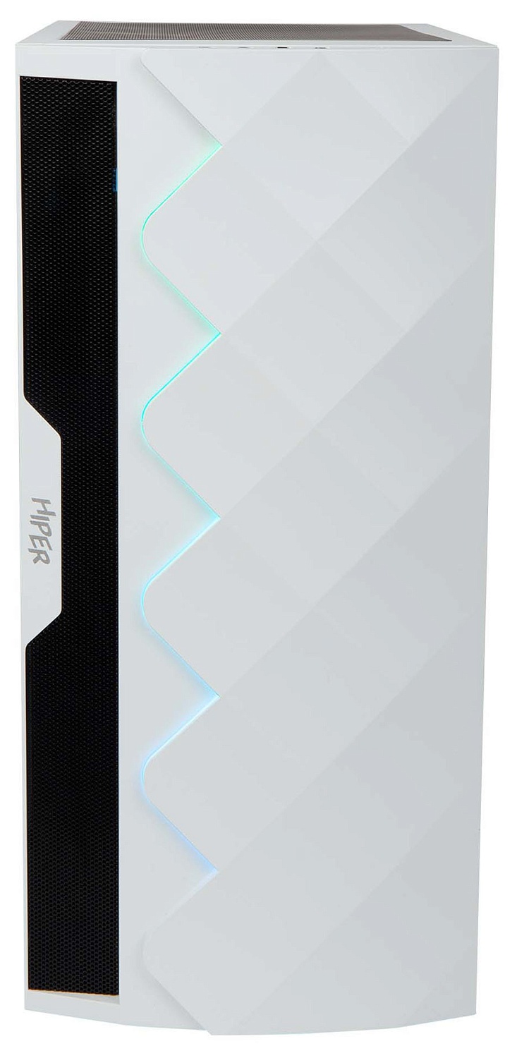 Корпус Hiper DCW белый без БП ATX 5x120mm 4x140mm 1xUSB2.0 1xUSB3.0 audio bott PSU