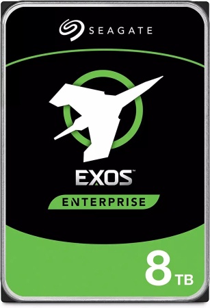 Жесткий диск HDD SATA Seagate 8Tb, ST8000NM000A, Exos 7E8, 7200 rpm, 256Mb buffer, 1 year (analog ST8000NM017B)