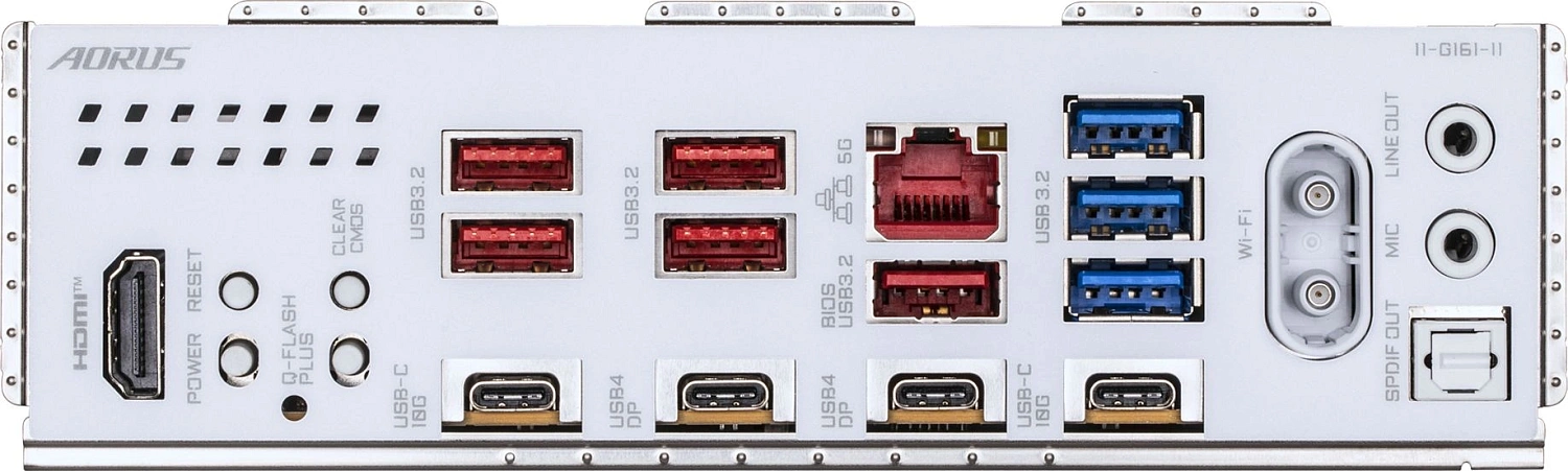 Материнская плата Gigabyte X870E A PRO X ICE Socket AM5 AMD X870E 4xDDR5 ATX AC`97 8ch(7.1) 5Gigabit RAID+HDMI