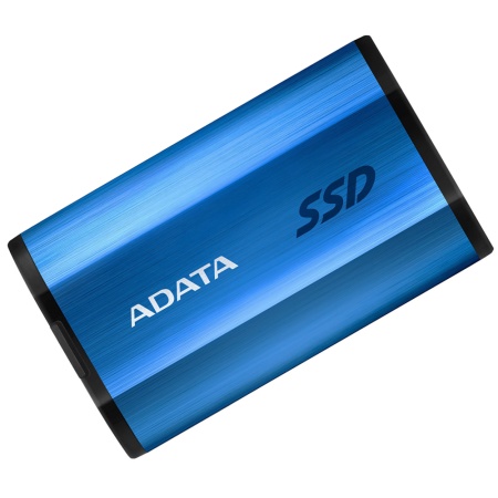 1.8" 512GB ADATA SE800 Blue External SSD (ASE800-512GU32G2-CBL) USB 3.2 Gen 2 Type-C, 1000R, USB 3.2 Type-C to C cable,USB 3.2 Type-C to A cable, Quick Start Guide, Tough-IP68 dustproof and waterproof, Military-Grade shockproof, RTL (771465)