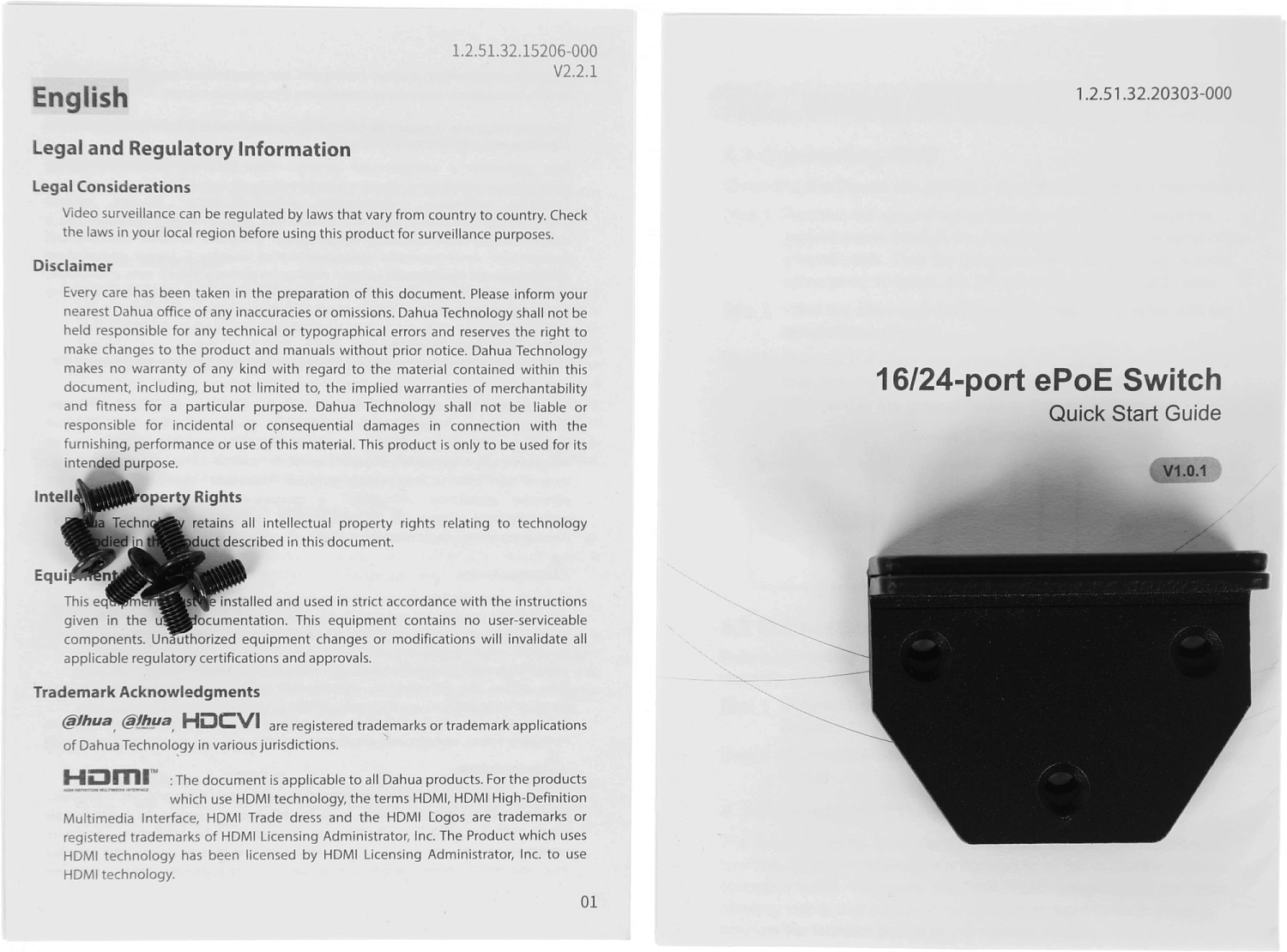 Коммутатор Dahua DH-LR2218-16ET-240 16x100Mb 2G 14PoE+ 240W управляемый