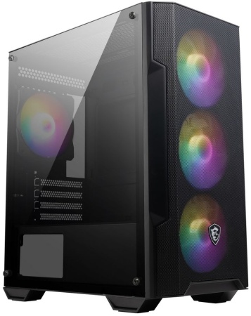 MAG FORGE M100A Mini-Tower, MATX, 1xUSB 3.0, 2xUSB 2.0, 4x120mm Auto RGB Fan, Acrylic Window, Brown Box