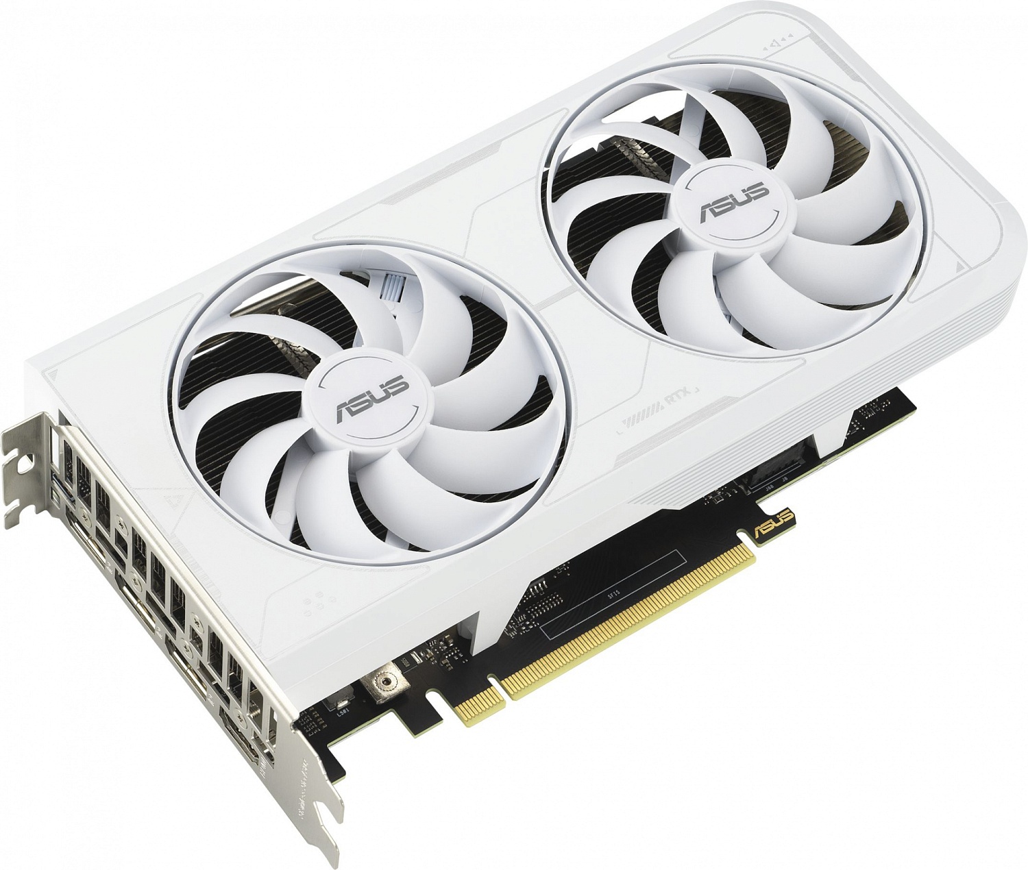Видеокарта ASUS DUAL-RTX3060TI-O8GD6X-WHITE//RTX3060TI HDMI DP*3 8G D6X; 90YV0IP2-M0NA00